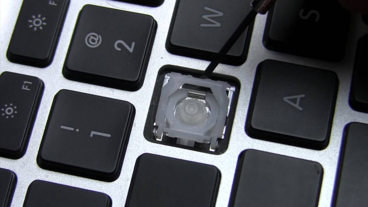 how to clean around keys on mac keyboard