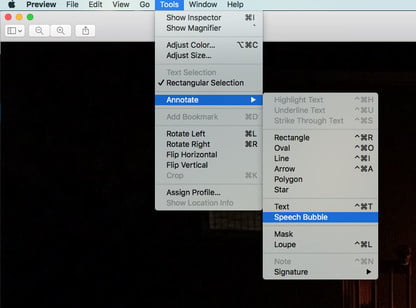 insert an image in to pdf using preview on mac